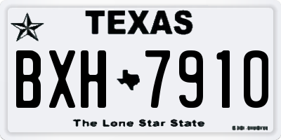 TX license plate BXH7910