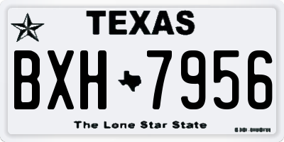 TX license plate BXH7956