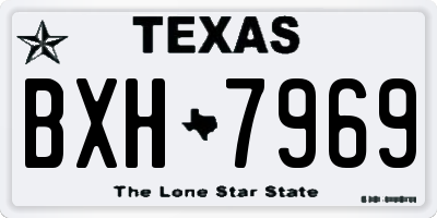 TX license plate BXH7969