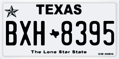 TX license plate BXH8395