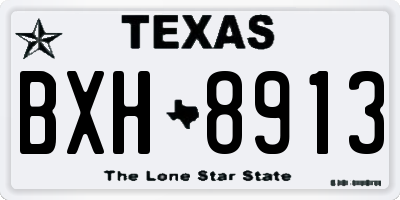 TX license plate BXH8913