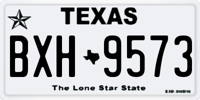 TX license plate BXH9573