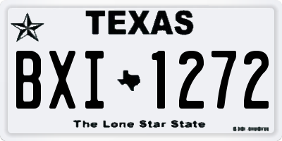 TX license plate BXI1272