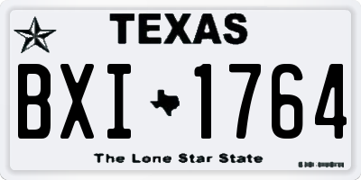 TX license plate BXI1764