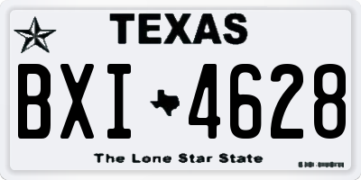 TX license plate BXI4628