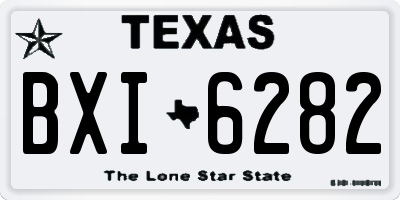 TX license plate BXI6282