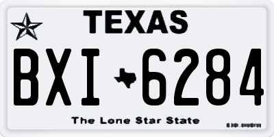 TX license plate BXI6284