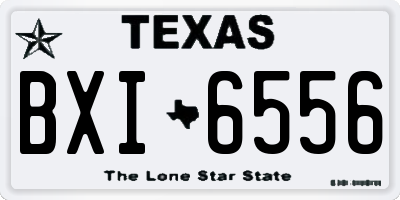 TX license plate BXI6556
