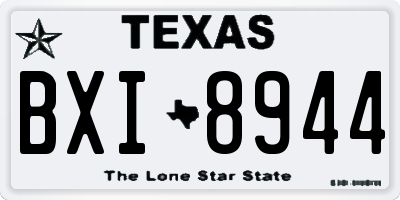 TX license plate BXI8944