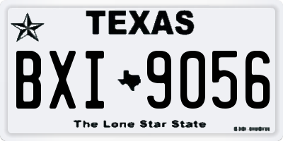 TX license plate BXI9056