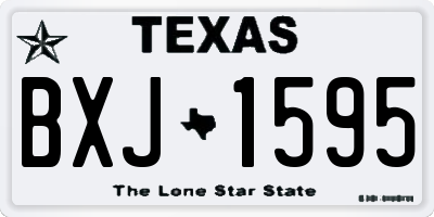 TX license plate BXJ1595