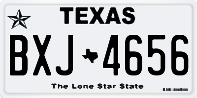 TX license plate BXJ4656