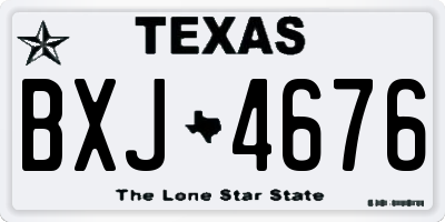 TX license plate BXJ4676