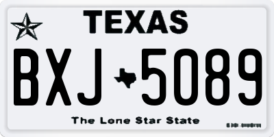 TX license plate BXJ5089