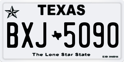 TX license plate BXJ5090