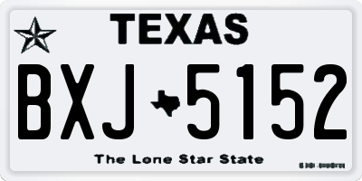 TX license plate BXJ5152