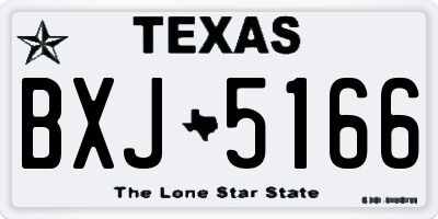 TX license plate BXJ5166
