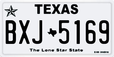 TX license plate BXJ5169