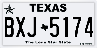 TX license plate BXJ5174