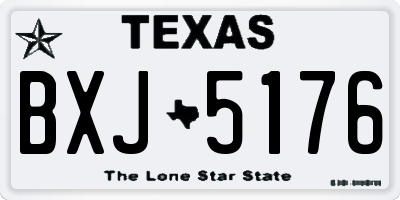 TX license plate BXJ5176