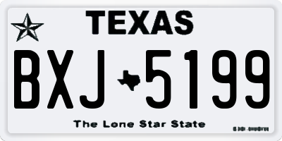 TX license plate BXJ5199