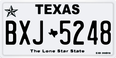 TX license plate BXJ5248