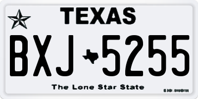 TX license plate BXJ5255