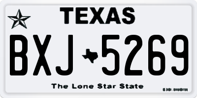 TX license plate BXJ5269