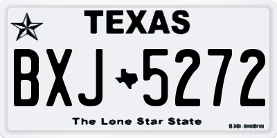 TX license plate BXJ5272