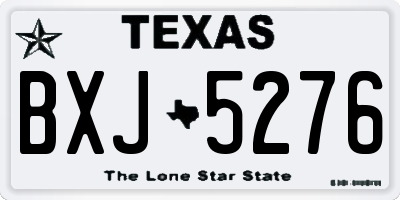TX license plate BXJ5276
