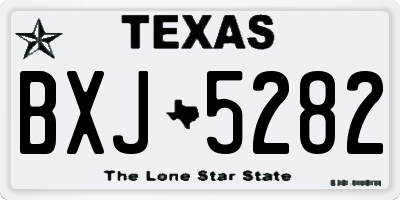 TX license plate BXJ5282