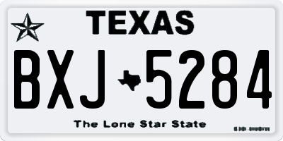 TX license plate BXJ5284