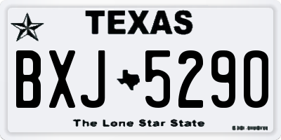 TX license plate BXJ5290