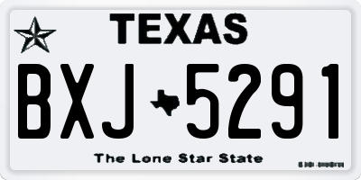 TX license plate BXJ5291