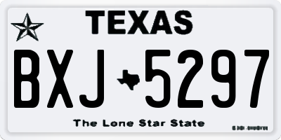 TX license plate BXJ5297