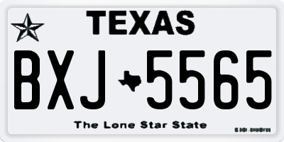 TX license plate BXJ5565
