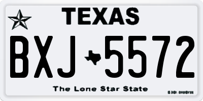 TX license plate BXJ5572