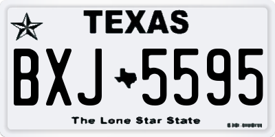 TX license plate BXJ5595