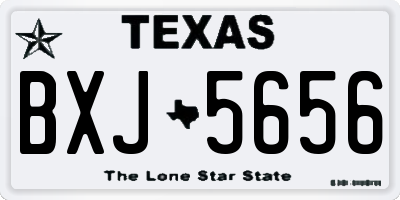 TX license plate BXJ5656