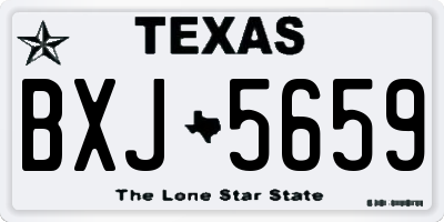 TX license plate BXJ5659