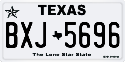 TX license plate BXJ5696