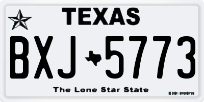 TX license plate BXJ5773