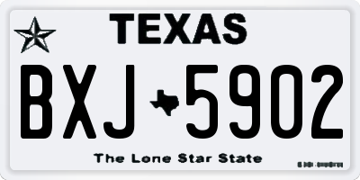 TX license plate BXJ5902