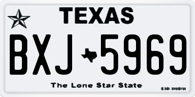 TX license plate BXJ5969