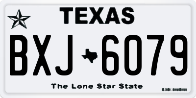 TX license plate BXJ6079