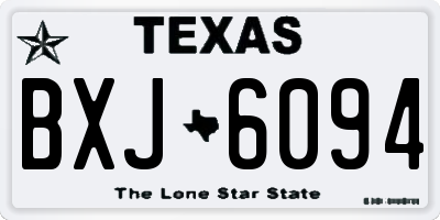 TX license plate BXJ6094