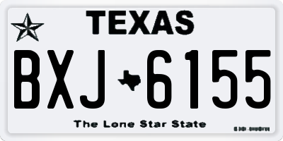 TX license plate BXJ6155
