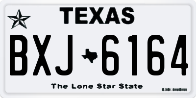 TX license plate BXJ6164