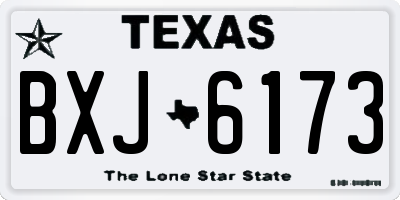 TX license plate BXJ6173