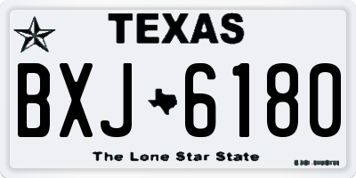 TX license plate BXJ6180
